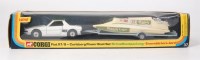 Lot 1615 - Corgi Toys, gift set 37, Carlsberg power boat...