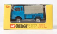 Lot 1620 - Corgi Toys, 470 forward control jeep, blue cab...