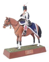 Lot 1247 - Sentry Box Models, a white metal model of an...