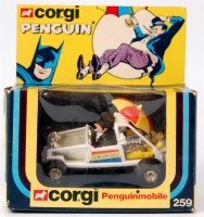Lot 1636 - Corgi Toys, 259 Penguinmobile, white body with...