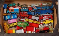 Lot 1640 - 30 assorted Corgi, Dinky and Matchbox playworn...