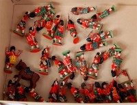 Lot 1249 - 30+ Herald plastic highlander figures, some...