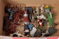 Lot 1252 - A quantity of lead and hollowcast animals and...