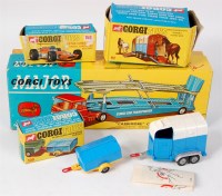 Lot 1649 - Corgi Toys, boxed and empty box group to...