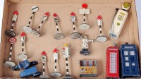 Lot 1918 - Tray of assorted Dinky Toys and other roadside...