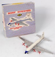 Lot 1922 - Dinky Toys, 998 Bristol Britannia, silver body,...