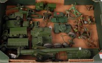 Lot 1925 - Dinky, Britains and other playworn military...