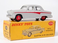 Lot 1931 - Dinky Toys, 176 Austin A105 saloon, pale grey...