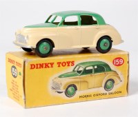 Lot 1935 - Dinky Toys, 159 Morris Oxford saloon, green...