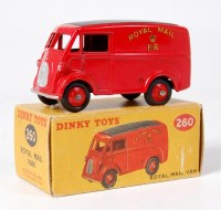 Lot 1936 - Dinky Toys, 260 Royal Mail van, red body with...