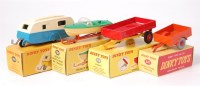 Lot 1952 - Dinky Toys, trailer and vehicle attachment...