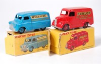 Lot 1954 - Dinky Toys delivery van group to include; 481...