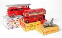 Lot 1956 - Dinky Toys boxed playworn group to include; No....