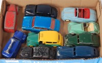 Lot 1962 - Dinky Toys, playworn group to include; Austin...