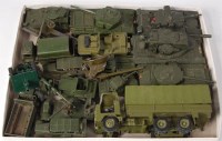 Lot 1968 - 20 assorted Dinky, Britains and other military...