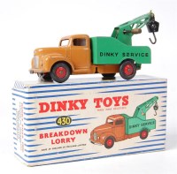 Lot 1972 - Dinky Toys, 430 breakdown lorry, brown cab...