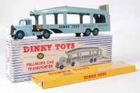 Lot 1973 - Dinky Toys, 582 Pullmore car transporter,...