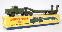 Lot 1976 - Dinky Toys, 660 tank transporter, military...