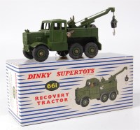 Lot 1979 - Dinky Toys, 661 military recovery tractor,...