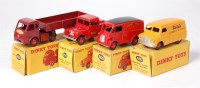 Lot 1987 - Dinky Toys, playworn boxed group to include;...