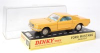 Lot 2000 - Dinky Toys, 161 Ford Mustang Fastback, yellow...