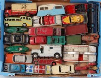 Lot 2017 - 25 playworn or repainted Dinky Toys, some...