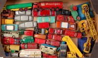 Lot 2019 - 35+ playworn or repainted Dinky Toys, various...