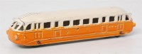 Lot 2042 - French Dinky, No.26 Bugatti Autorail, cream...