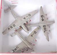 Lot 2049 - Dinky Toys, playworn aircraft group to include;...