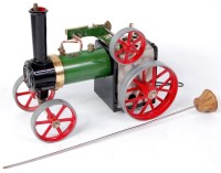 Lot 128 - Mamod TE1 traction engine with steering rod...