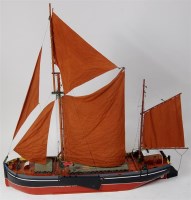 Lot 149 - Thames Barge scratch built based on plans for...