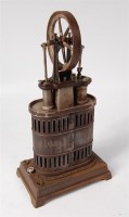 Lot 157 - Carette Spirit fired tinplate hot air engine,...