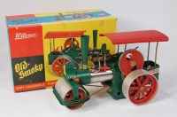 Lot 160 - Wilesco, D36, Old Smokey steam roller, green...