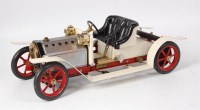 Lot 167 - Mamod open top tower limousine, white body...