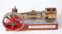 Lot 180 - Horizontal mill engine, of freelance design...