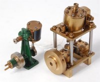 Lot 186 - Steam engine group to include a single...