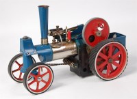 Lot 189 - A Wilesco traction engine complete with burner,...