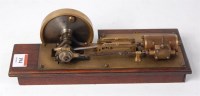 Lot 194 - Of freelance design horizontal live steam mill...