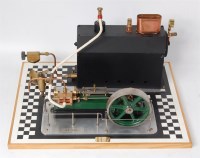 Lot 203 - Well engineered mill type stationary steam...