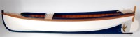 Lot 235 - Fibre glass, wooden hulled open launch with...