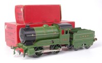 Lot 323 - Hornby 1949-54 green LNER clockwork 501 0-4-0...
