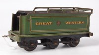 Lot 370 - Bing green 6 wheel 'Great (Crest) Western'...