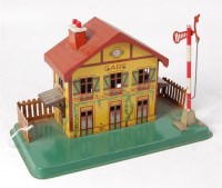 Lot 406 - Jep small wayside station 'Gare' with signal,...