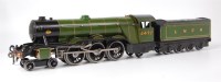 Lot 458 - Bassett-Lowke pre-war clockwork bodied green...
