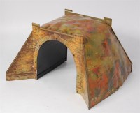 Lot 467 - Hornby 1924-8 metal tunnel tin printed as...