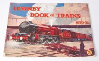 Lot 483 - Hornby 1930-1 Book of Trains - staples rusting,...