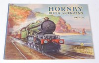 Lot 490 - Hornby 1938-9 Book of Trains - staples rusting...