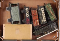 Lot 496 - A small tray containing Bassett-Lowke grey...