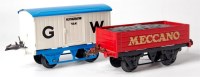 Lot 520 - 2 completely repainted Hornby wagons including...
