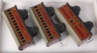 Lot 542 - British Bing 1930s maroon LMS 4 wheel...